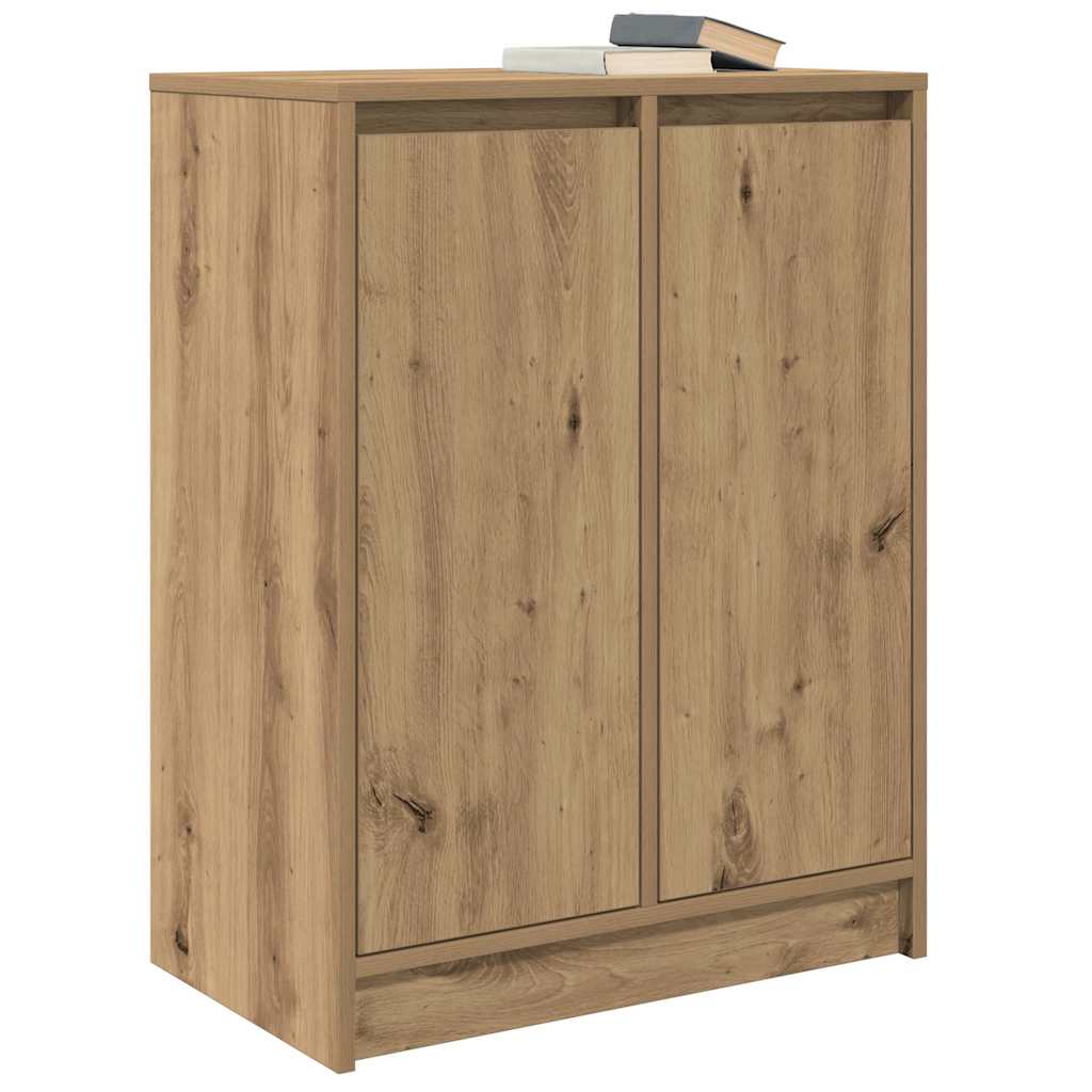 vidaXL Sideboard Artisan Oak 57x34x76 cm Engineered Wood 4