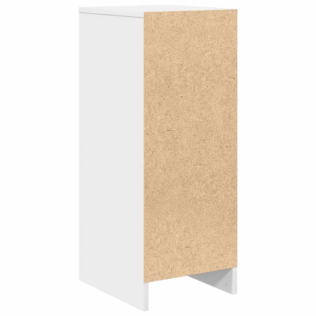 Sideboard 29,5x34x76 cm Engineered Wood White