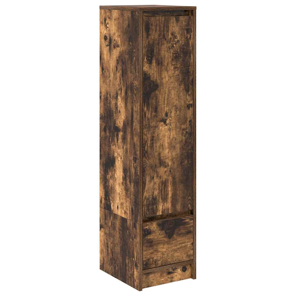 vidaXL Highboard Smoked Oak 29.5x34x119.5 cm Engineered Wood 2