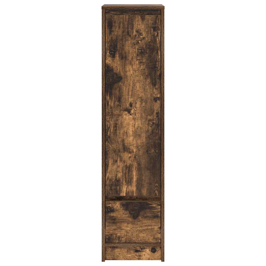 vidaXL Highboard Smoked Oak 29.5x34x119.5 cm Engineered Wood 6