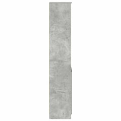vidaXL Highboard Concrete Grey 37.5x35x180 cm Engineered Wood 6