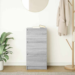 vidaXL Sideboard Grey Sonoma 37.5x35x76 cm Engineered Wood 3