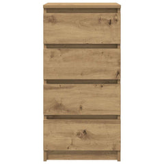 vidaXL Sideboard Artisan Oak 37.5x35x76 cm Engineered Wood 6