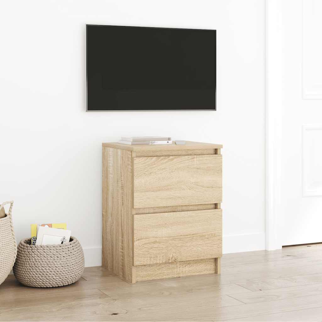 vidaXL TV Cabinet Sonoma Oak 40x35x54 cm Engineered Wood 1