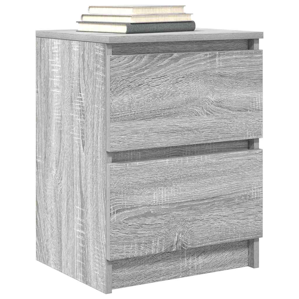 vidaXL TV Cabinet Grey Sonoma 40x35x54 cm Engineered Wood 4