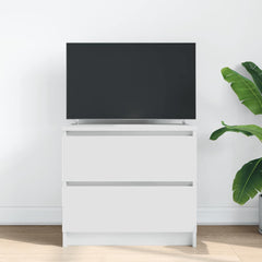 TV Cabinet 60x35x54 cm Engineered Wood White