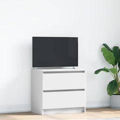 TV Cabinet 60x35x54 cm Engineered Wood White
