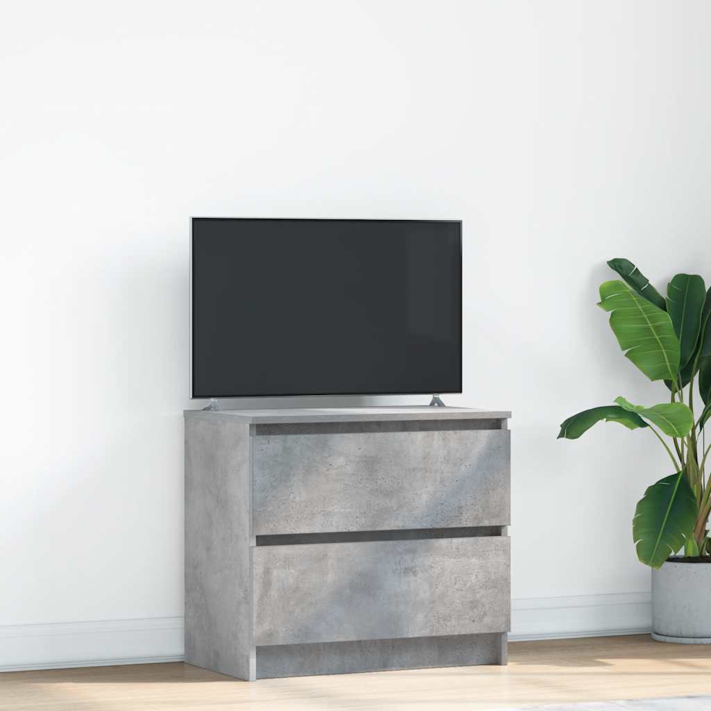 TV Cabinet 60x35x54 cm Engineered Wood Concrete grey