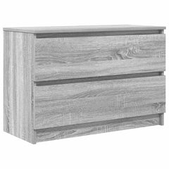 vidaXL TV Cabinet Grey Sonoma 80x35x54 cm Engineered Wood 2