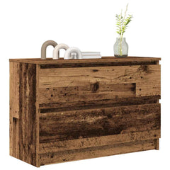 vidaXL TV Cabinet Old Wood 80x35x54 cm Engineered Wood 4