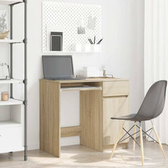 Desk 86x49x76 cm Engineered Wood Sonoma oak