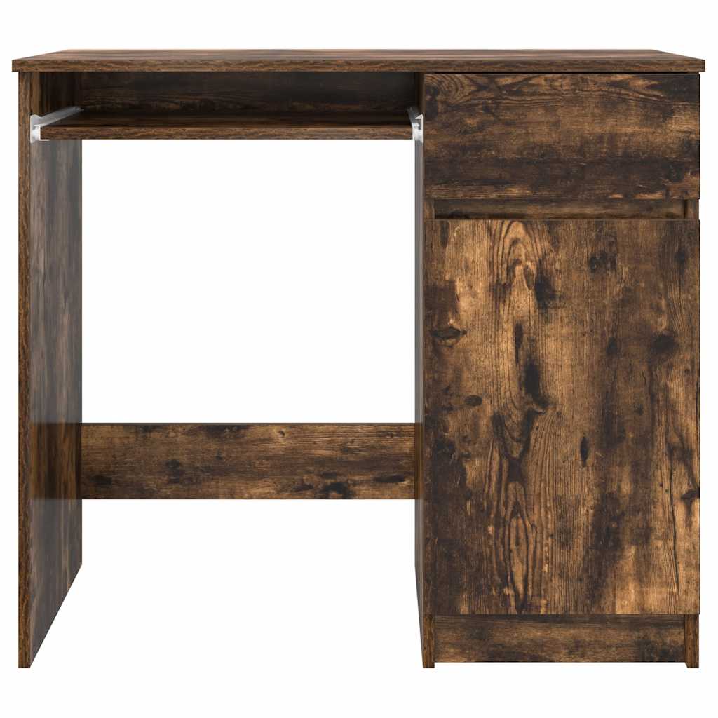 Desk 86x49x76 cm Engineered Wood Smoked oak