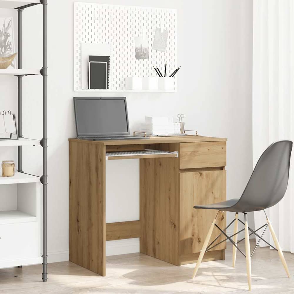 Desk 86x49x76 cm Engineered Wood Artisan oak