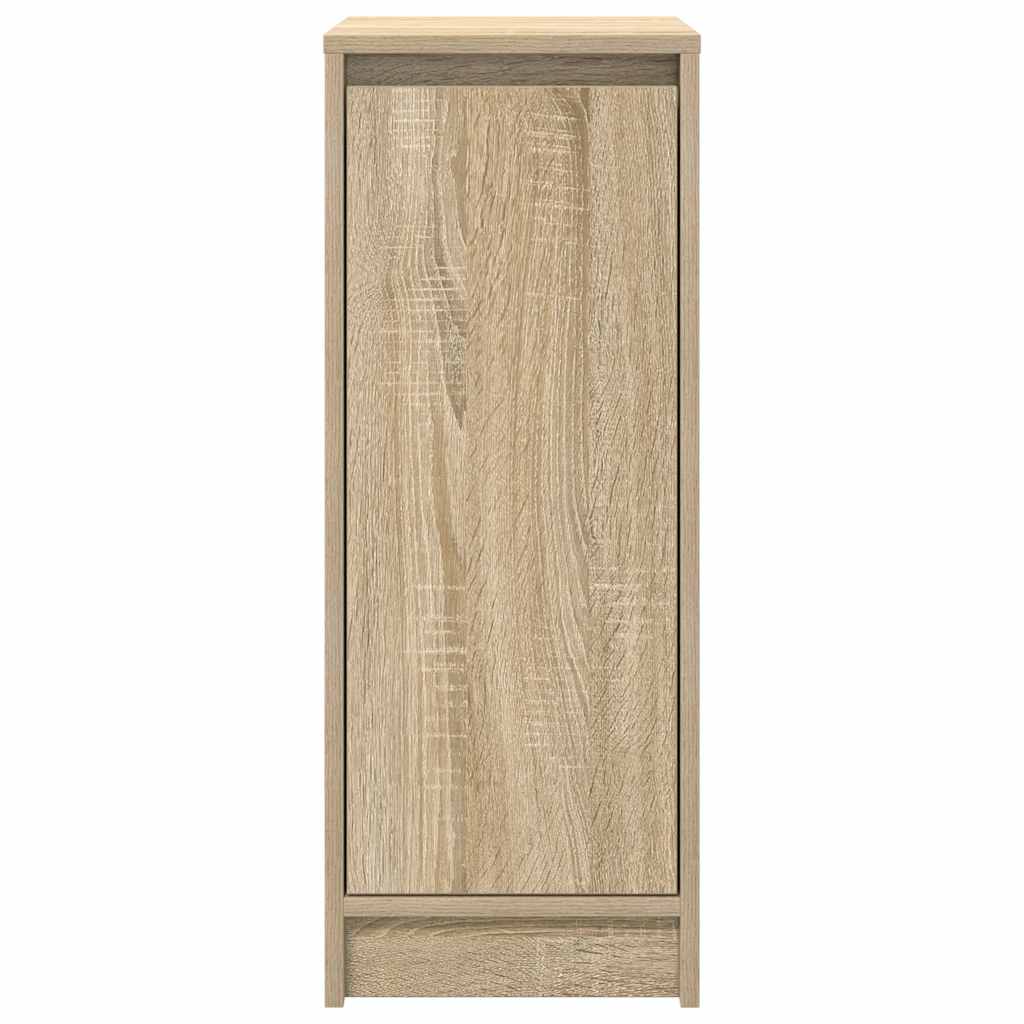 vidaXL Shoe Cabinet Sonoma Oak 29,5x34x76 cm Engineered Wood 5