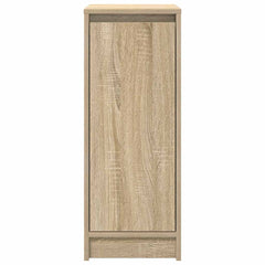 vidaXL Shoe Cabinet Sonoma Oak 29,5x34x76 cm Engineered Wood 5