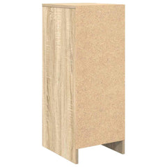 vidaXL Shoe Cabinet Sonoma Oak 29,5x34x76 cm Engineered Wood 6
