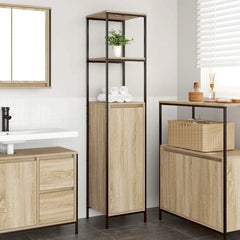 vidaXL Bathroom Cabinet with Shelves 36x35x165 cm