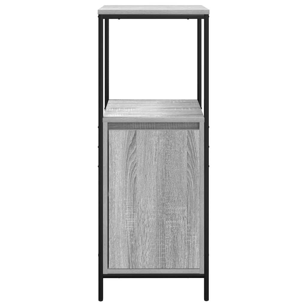 vidaXL Bathroom Cabinet with Shelves Grey Sonoma 36x35x95 cm 6