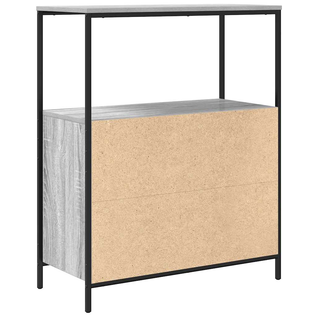 Bathroom Cabinet with Shelves 76,5x35x95 cm Grey sonoma