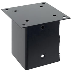 vidaXL Post Bases Square 4 pcs Anthracite 101x101 mm Powder-coated Steel 5