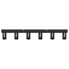 vidaXL Ceiling Spotlight Black 73 x 6.5 x 11.5 cm Metal 6