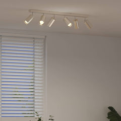 vidaXL Ceiling Spotlight with Spotlights Nickel 73 x 6 x 16 cm Metal 4