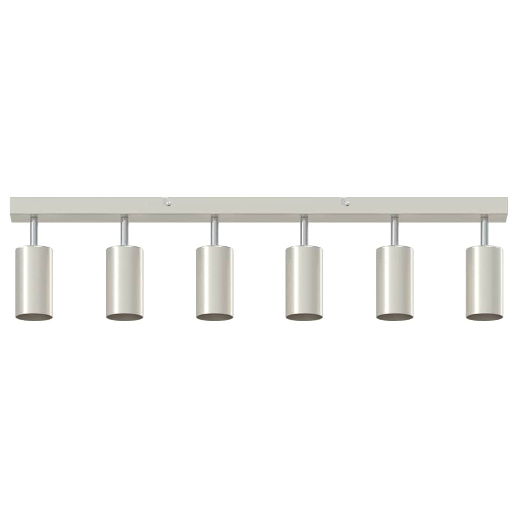 vidaXL Ceiling Spotlight with Spotlights Nickel 73 x 6 x 16 cm Metal 6
