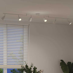 vidaXL Ceiling Spotlight White 176.5 x 12.5 x 13.5 cm Metal 4