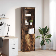 Highboard 50x35x180 cm Engineered Wood Smoked oak
