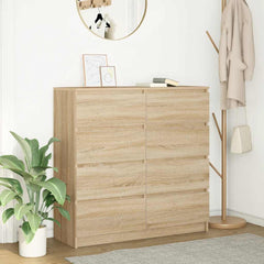 Sideboard 100x35x99 cm Engineered Wood Sonoma oak