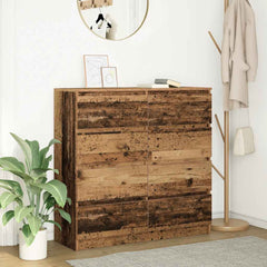 Sideboard 100x35x99 cm Engineered Wood Old wood