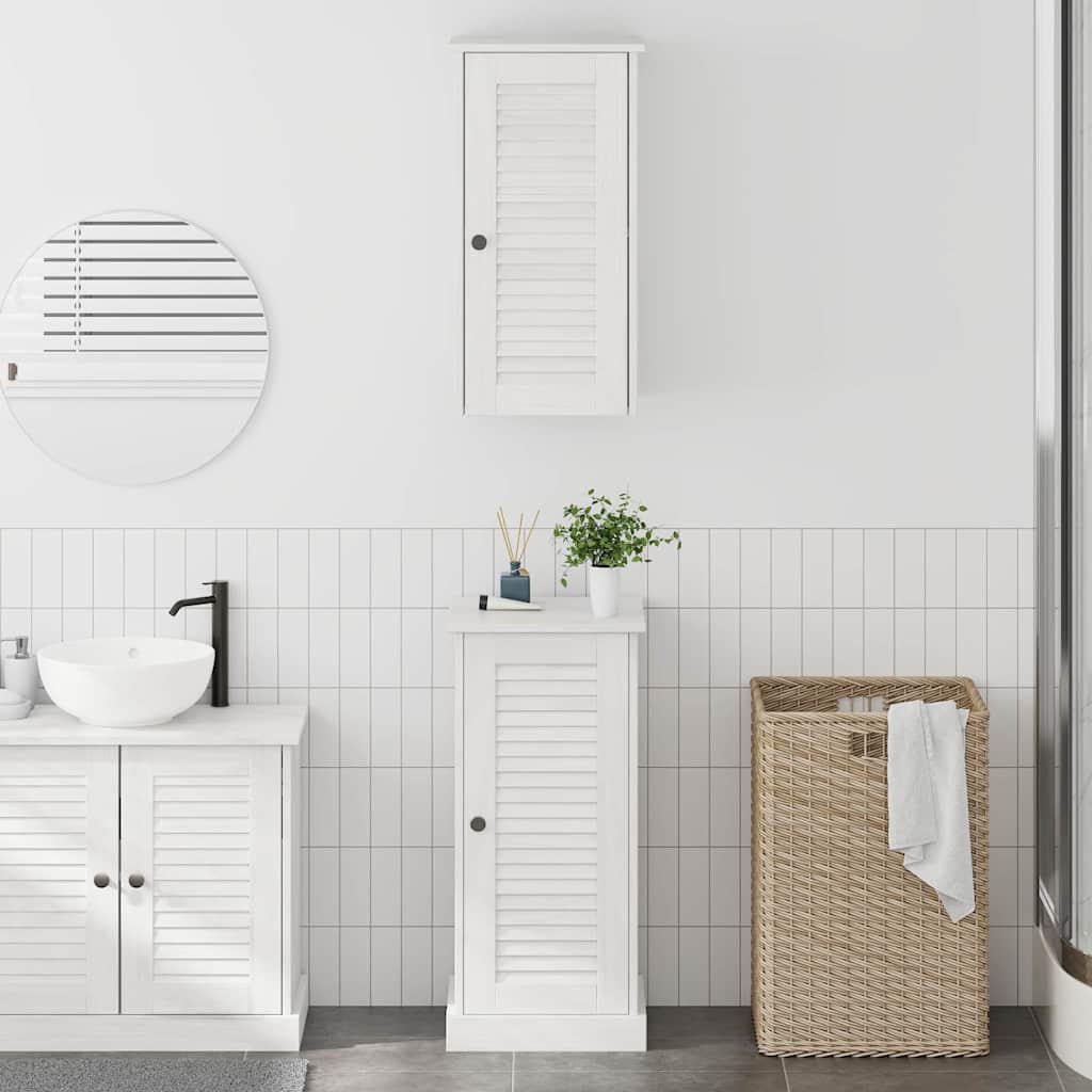 vidaXL Bathroom Furniture Set VIGO 2 pcs White and Antique White 1