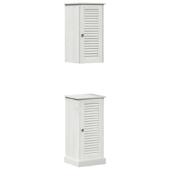 vidaXL Bathroom Furniture Set VIGO 2 pcs White and Antique White 2