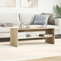 vidaXL TV Cabinet Sonoma Oak 100x40x40 cm Engineered Wood 4
