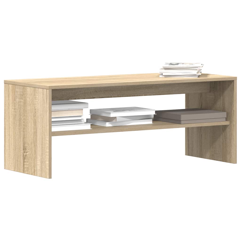 vidaXL TV Cabinet Sonoma Oak 100x40x40 cm Engineered Wood 1