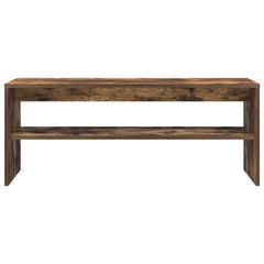 vidaXL TV Cabinet Smoked Oak 100x40x40 cm Engineered Wood 5