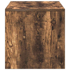 vidaXL TV Cabinet Smoked Oak 100x40x40 cm Engineered Wood 6