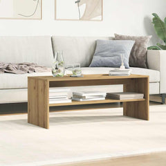 vidaXL TV Cabinet Artisan Oak 100x40x40 cm Engineered Wood 4