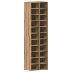 vidaXL Shoe Cabinet Artisan Oak 54x34x183 cm Engineered Wood 2