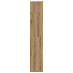 vidaXL Shoe Cabinet Artisan Oak 54x34x183 cm Engineered Wood 6