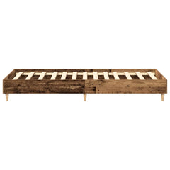 vidaXL Bed Frame No Mattress Old Wood 75x190 cm Small Single Engineered Wood 6