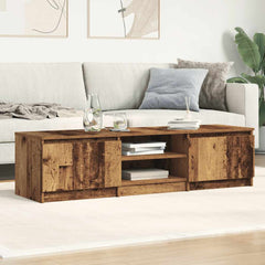 vidaXL TV Cabinet Old Wood 140x40x36 cm Engineered Wood 4