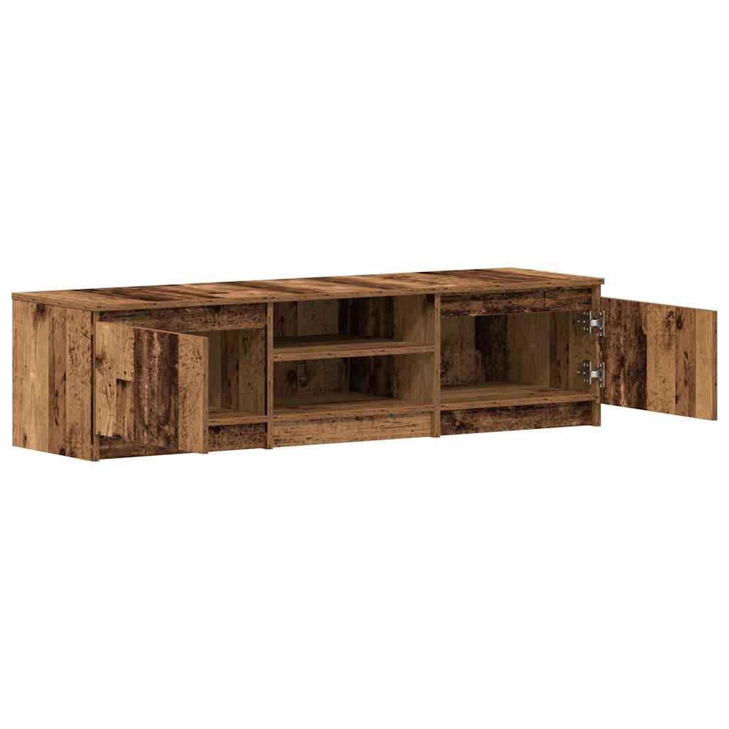 vidaXL TV Cabinet Old Wood 140x40x36 cm Engineered Wood 6