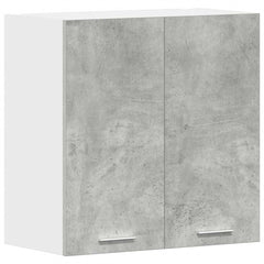 vidaXL Kitchen Wall Cabinet Concrete Grey 60x31x60 cm Engineered Wood 2