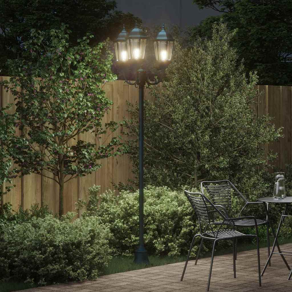 Garden Light 57 x 49 x 241 cm Aluminium and Glass Dark green 3