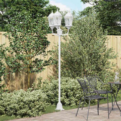 Garden Light 57 x 49 x 241 cm Aluminium and Glass White 3