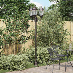 Garden Light 57 x 49 x 241 cm Aluminium and Glass Bronze 3