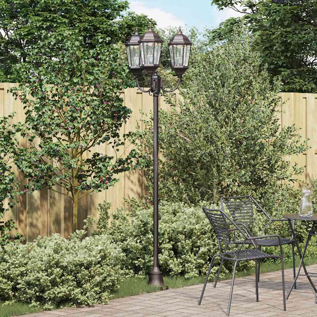 Garden Light 57 x 49 x 241 cm Aluminium and Glass Bronze 3