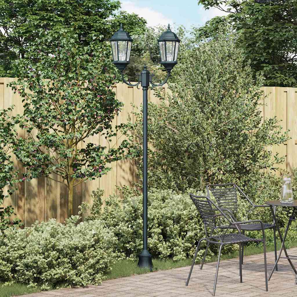 Garden Light 57 x 49 x 241 cm Aluminium and Glass Dark green 2