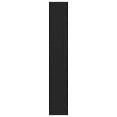 vidaXL 4-Tier Bookcase Black Oak 80x24x143 cm Engineered Wood 6